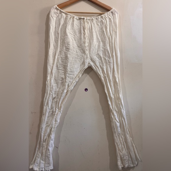 Monday Cream Flowy Pants - Picture 1 of 6